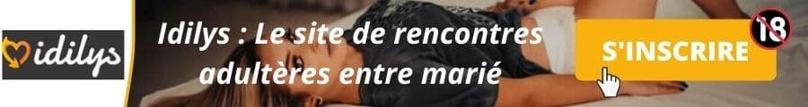 Idilys : page d'accueil du site de rencontre adultère