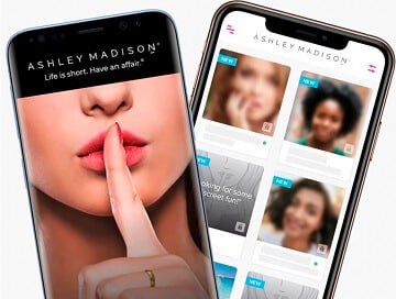 Ashley Madison : interface et messagerie de l'application