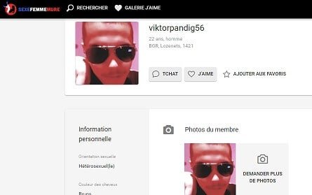 Sexefemmemure : prise de contact entre membres pendant le test
