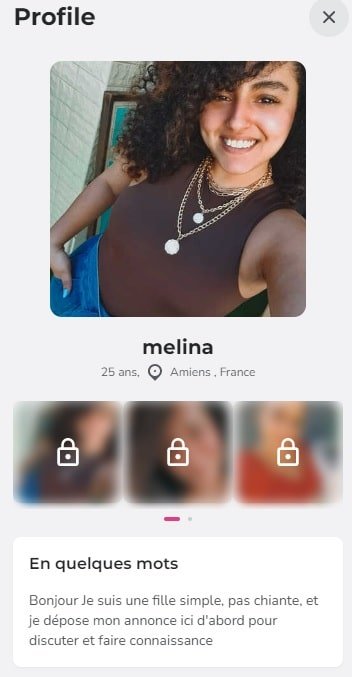 Interface et profils sur EverFlirt