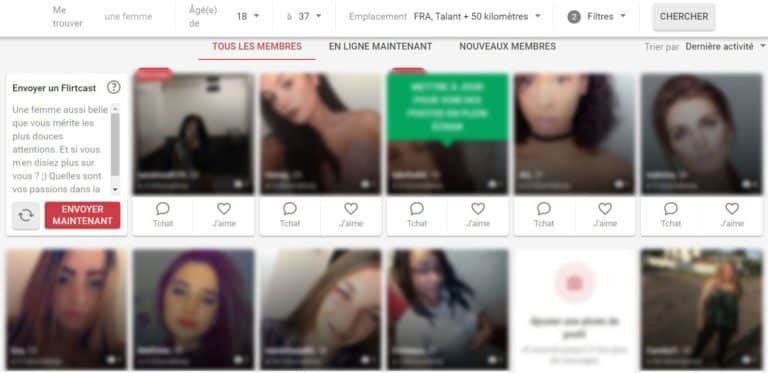 Voisins Solitaires : profils et interface de recherche