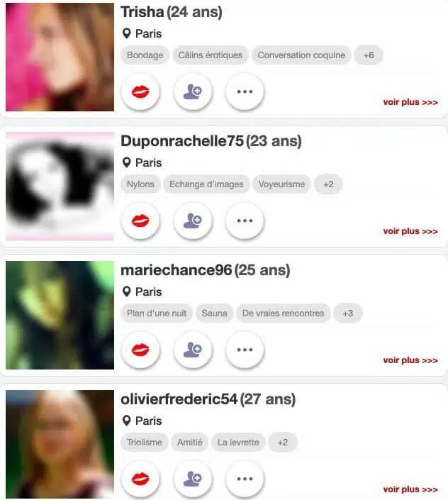 Avis Whatsex : profils rencontrés pendant le test