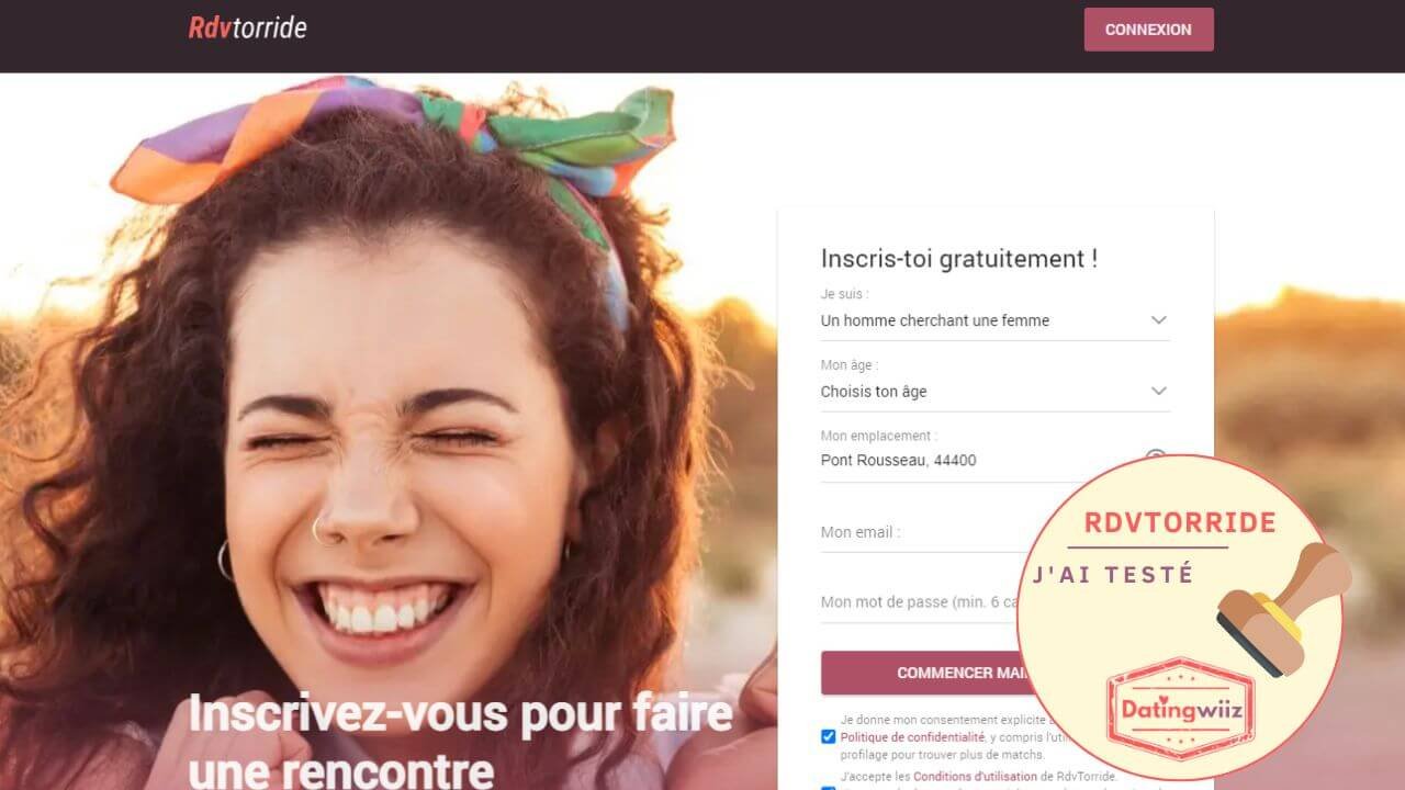RdvTorride : capture d'écran des profils testés