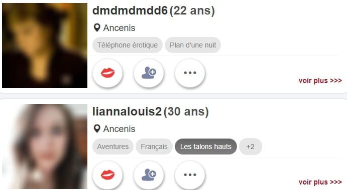 BaiseFacile : interface de profil testée