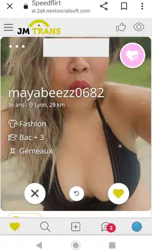 JM Trans : système Speed Flirt façon Tinder